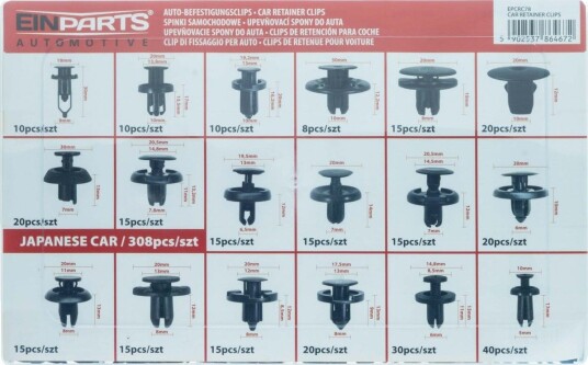 Klips, pynte- / beskyttelseslist EINPARTS EPCRC78