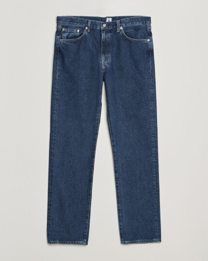 EDWIN Regular Straight Jeans Used Mid Blue EDWIN Regular Straight Jeans Used Mid Blue