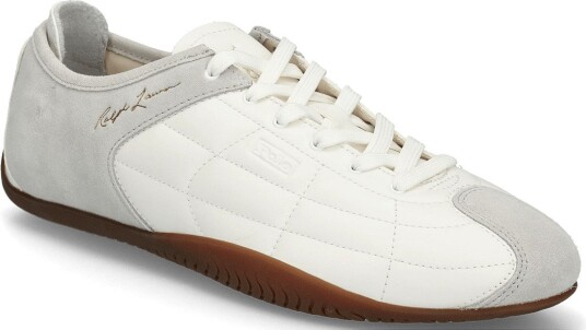 Polo Ralph Lauren Suede Ralph L Rcer Sk Ltl WHITE 42