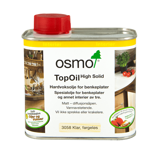 Osmo TopOil For Benkeplater 0,5 liter Matt 3061 Akasie