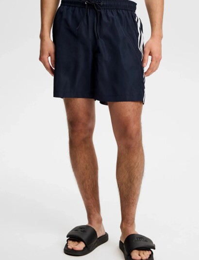 J. Lindeberg Delta Stripe Swim Shorts Navy S J. Lindeberg Delta Stripe Swim Shorts Navy S