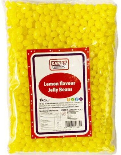 1 kg Zed Candy Lemon Jelly Beans Gelebønner med Sitronsmak 1 kg Zed Candy Lemon Jelly Beans Gelebønner med Sitronsmak