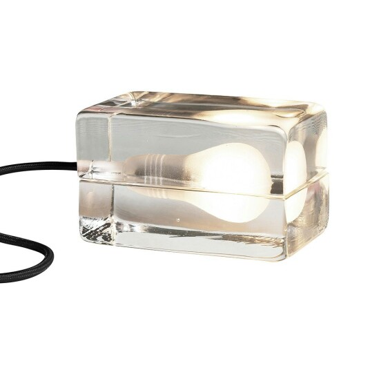 Design House Stockholm Lightning Block lampe klar/svart Design House Stockholm Lightning Block lampe klar/svart