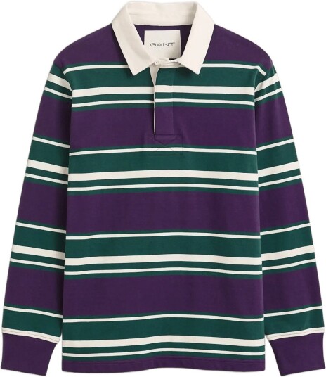 Gant Striped Heavy Rugger MUSCADINE GRAPE S