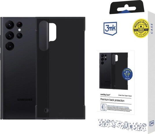 3mk Just20g matt deksel til Samsung Galaxy S24 Ultra Matt Svart