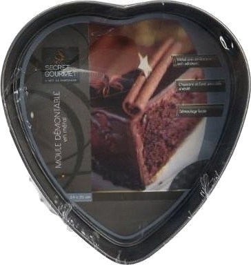 5Five Bakeform Stekebrett Med Hjerte Motiv Non Stick 24 X 23 Cm