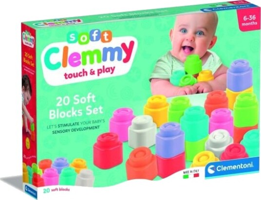 Clementoni Soft Clemmy Myke Byggeklosser