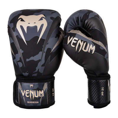 Venum Impact Boxing Gloves - Dark camo/Sand 10 Oz, boksehansker senior Green 14 oz Venum Impact Boxing Gloves - Dark camo/Sand 10 Oz, boksehansker senior Green 14 oz