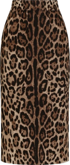 Dolce & Gabbana Dame Skjørt Brun L,