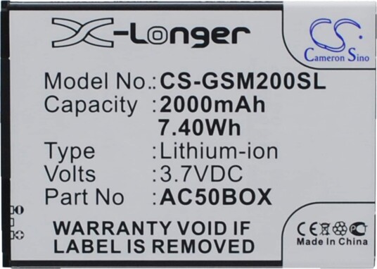 Batteri til Archos 50 Neon etc