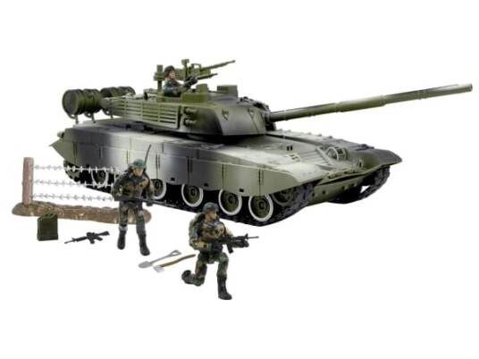 World Peacekeepers 1:18 Militær Main Battle Tank inkl. 2 actionfigurer World Peacekeepers 1:18 Militær Main Battle Tank inkl. 2 actionfigurer