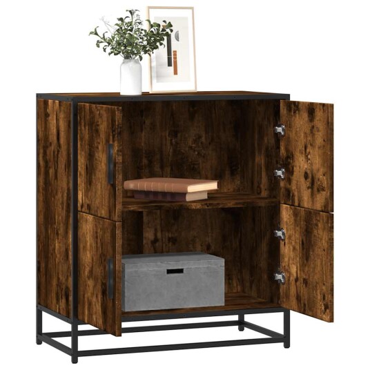 Skjenk røkt eik 68x35x76 cm konstruert tre 8721102840500