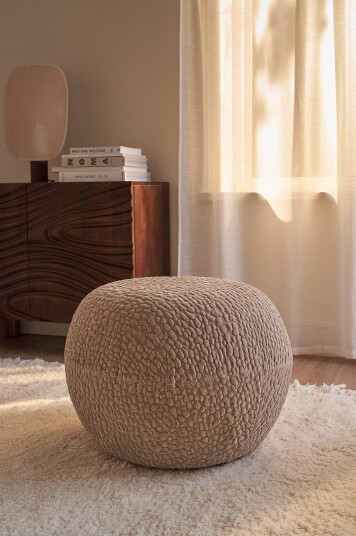 Ellos Home Puff Space 61x61 cm Brun