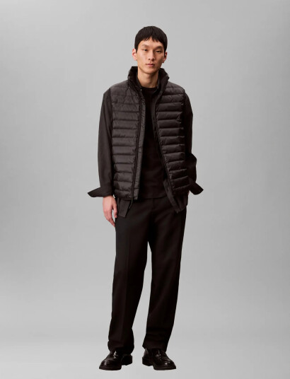 Calvin Klein Slvlss Lt Wt Nylon Puffer Vest Black XL