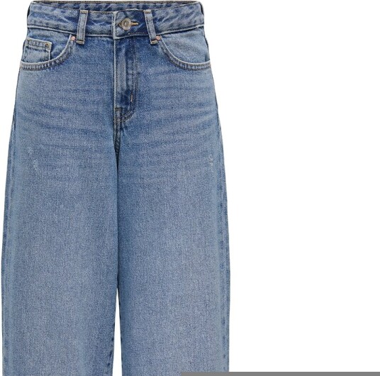 Kids Only Jeans KokkGianna Ella Baggy Medium+ Blue Denim Kids Only 13 år (158) Jeans Blå Lyseblå