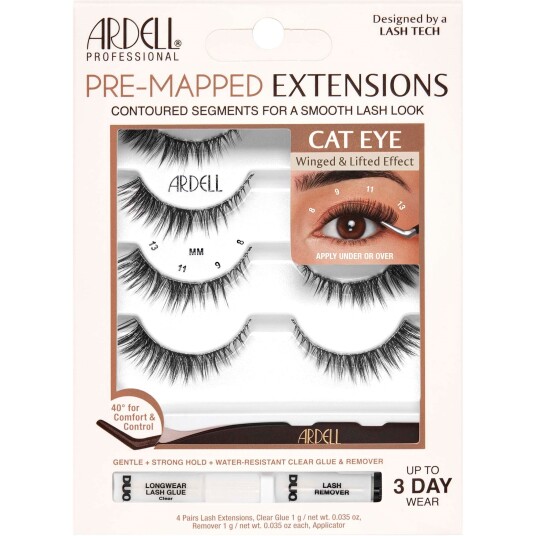 Ardell Pre-Mapped Extensions Cat Eye - Black - ONE SIZE Ardell Pre-Mapped Extensions Cat Eye - Black - ONE SIZE