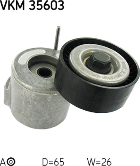 Strammehjul kilerem SKF VKM 35603