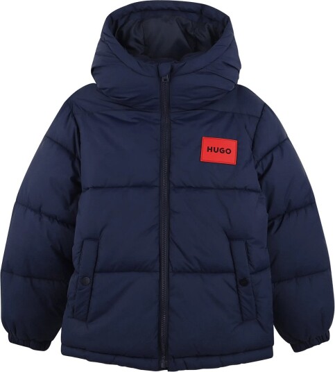 Hugo Kids Puffer Jacket NAVY 152