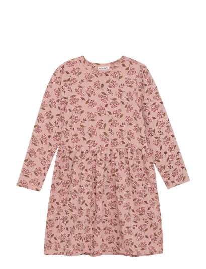 Minymo Dress Ls Aop Pink 98