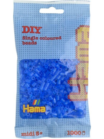 Hama Midi 1000 perler Blå transparent