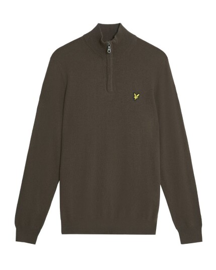 Lyle & Scott cotton merino quarter zip jumper Lyle & Scott cotton merino quarter zip jumper