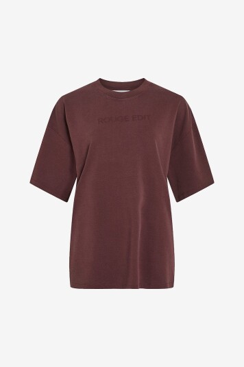 Rouge Edit   T skjorte rouSophias SS O neck   Rød
