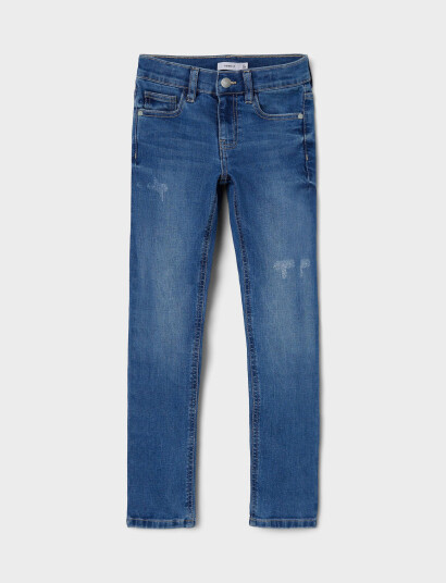name it Nkfsalli Slim Jeans 1114-Mt Noos Blue 152