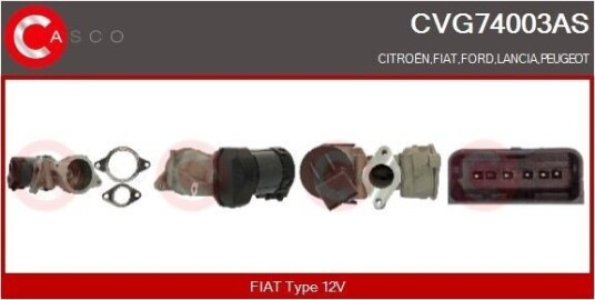 EGR ventil CASCO CVG74003AS EGR ventil CASCO CVG74003AS