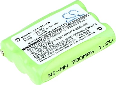 Batteri til Cobra PR145 etc