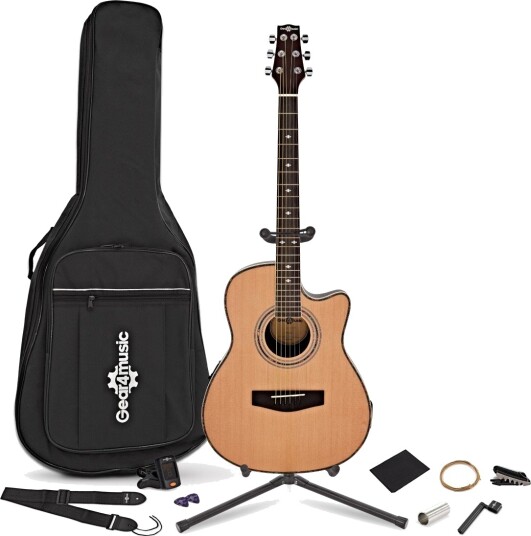 Gear4Music Roundback Akustisk Gitar Spillerpakke