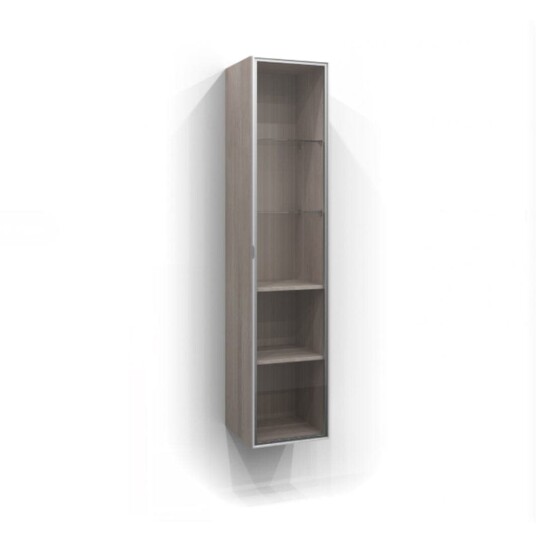 Svedbergs Dør til høyskap Vitrine 35x160 cm Alu Matt/Røkfarget Glass Svedbergs Dør til høyskap Vitrine 35x160 cm Alu Matt/Røkfarget Glass