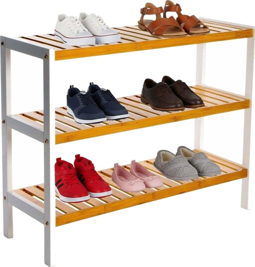 Bambus skohylle – plassbesparende rommer 9 par