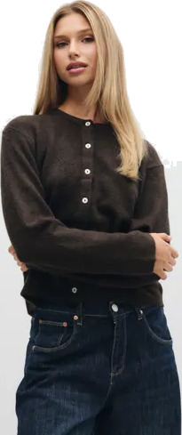 Only Brun Onlsimoni L/S O Neck Cardigan Knt N