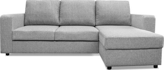 Verona Dyp Sovesofa 3 seters med Vendbar Divan Lysgrå Verona Dyp Sovesofa 3 seters med Vendbar Divan Lysgrå