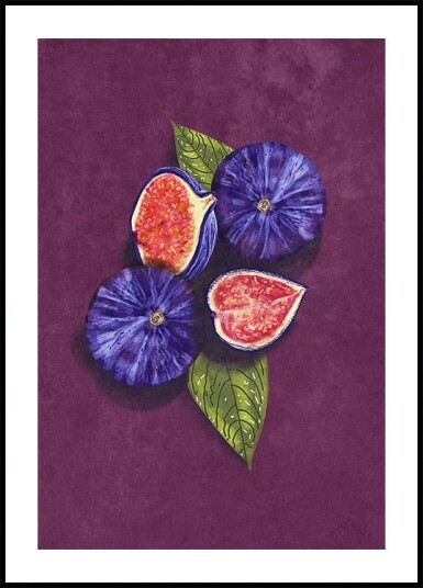 Figs Stil Life Plakat / 30x40cm