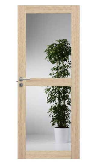 Swedoor Dørbl Unique Gw02l   9x21 Hvitp Eik