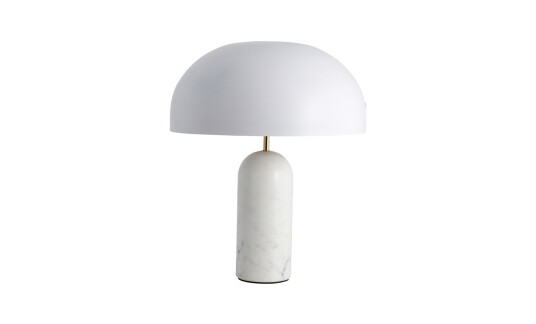 Nordal ATLAS Bordlampe Marmor Hvit