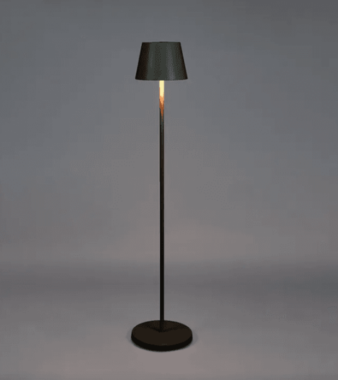 Trend Collection Pomezia gulvlampe – oppladbar og dimbar, matt svart Trend Collection Pomezia gulvlampe – oppladbar og dimbar, matt svart