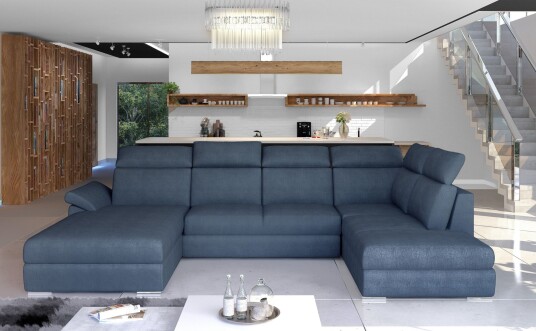 Zoana Sovesofa med Dobbeldivan   Blå