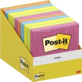 Post-It 6820-Col-W10, Firkant, Assorterte Farger, Papir, 76 Mm, 76 Mm, 100 Ark Post-It 6820-Col-W10, Firkant, Assorterte Farger, Papir, 76 Mm, 76 Mm, 100 Ark