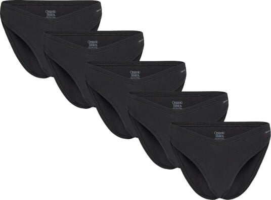 Organic Basics | Flex Cheeky Briefs 5 Pack | L