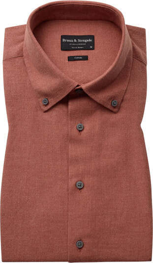 Bruun & Stengade Bs Akihito Casual Modern Fit Shirt Red M