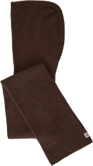 MSCH Copenhagen Mschbondie Hope Hood Scarf Key HOT FUDGE One Size