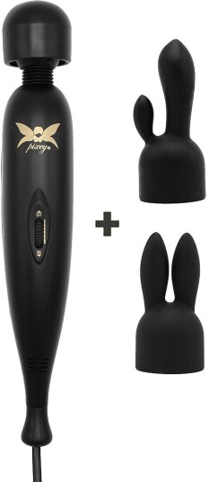 Pixey Pixey: Turbo Wand Vibrator with 2 Attachments Pixey Pixey: Turbo Wand Vibrator with 2 Attachments
