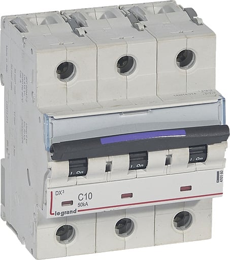 Legrand DX3 MCB automatsikring C10 3P 4.5M 50kA
