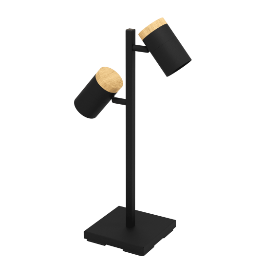 MS Cartagena Bordlampe Gu10 Sort Tre MS Cartagena Bordlampe Gu10 Sort Tre