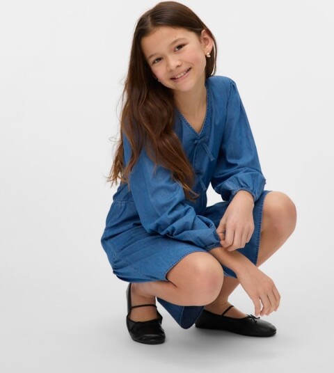 Vero Moda Girl Josie Kjole Birch Hazel (164 /14 år)