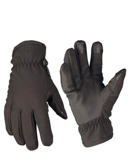 Mil-Tec Softshell-hansker med Thinsulate Svart