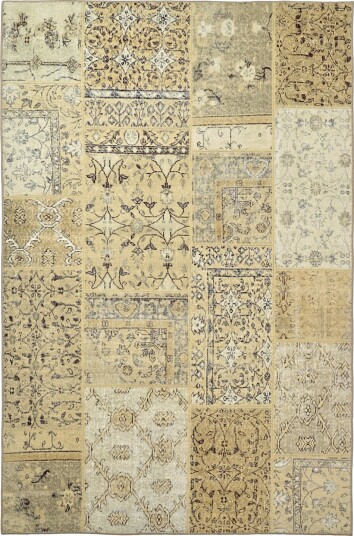 Flatvevd teppe Myrina beige Størrelse: 230 x 340 cm