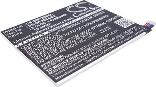 Batteri til Samsung Galaxy Tab A 8.0 etc Batteri til Samsung Galaxy Tab A 8.0 etc